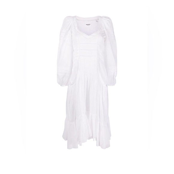Isabel Marant Etoile Melia Dress in White - Picture 10 of 15